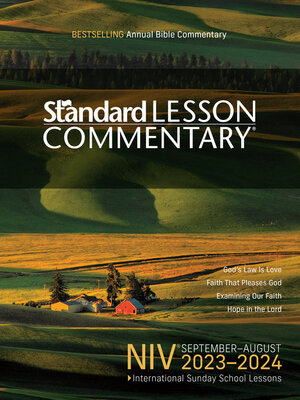 cover image of NIV Standard Lesson Commentary 2023-2024
